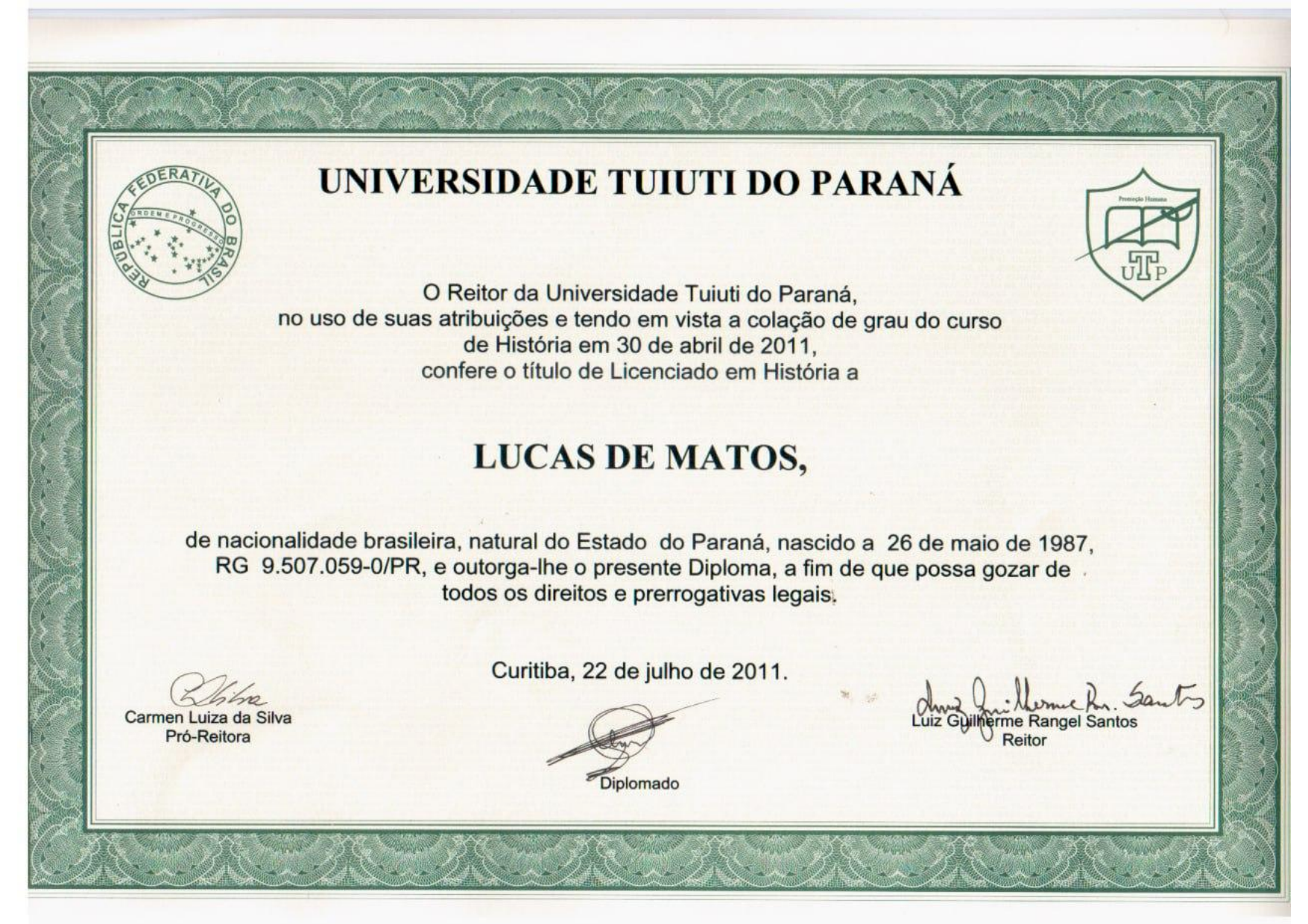 Diploma de História